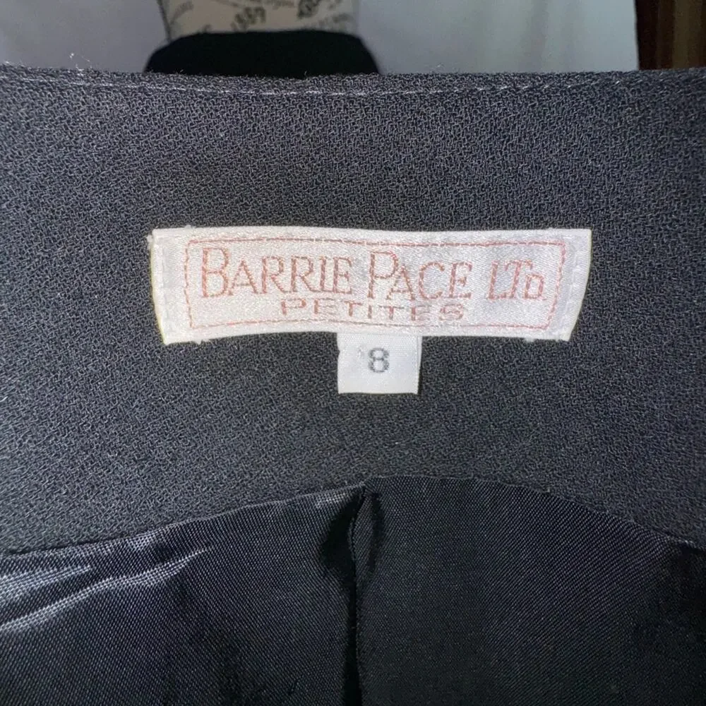 Gorgeous Barrie Pace Black Wool Pant Suit - Picture 8 of 14